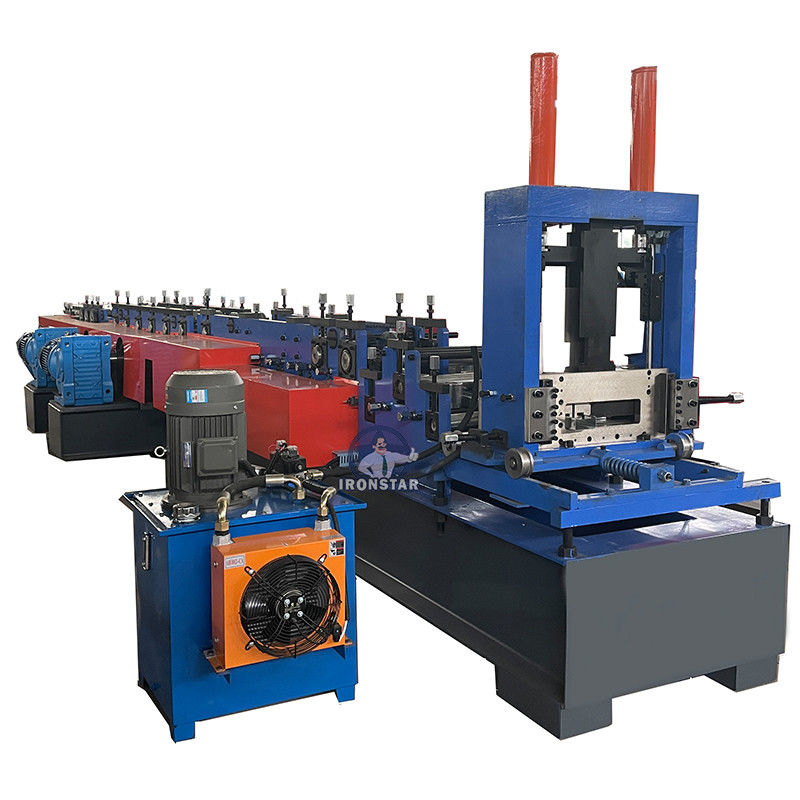 Thickness 1-4mm Interchange CZ Purlin Roll Forming Machine High Efficiency