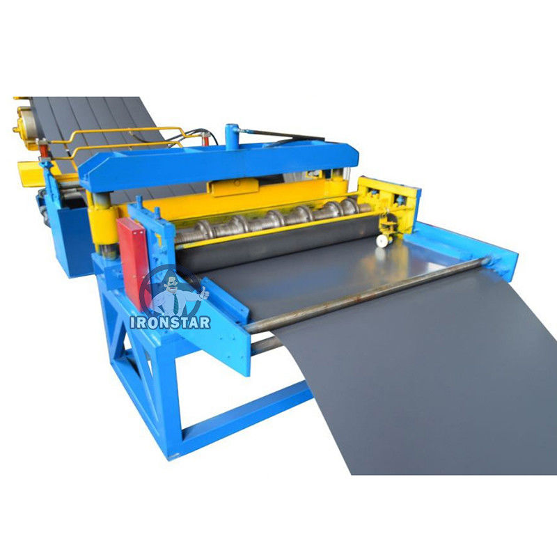 11 Strips 0.3-0.8mm sheet Metal Slitting Machine Recoil Machine For Roll Forming Line