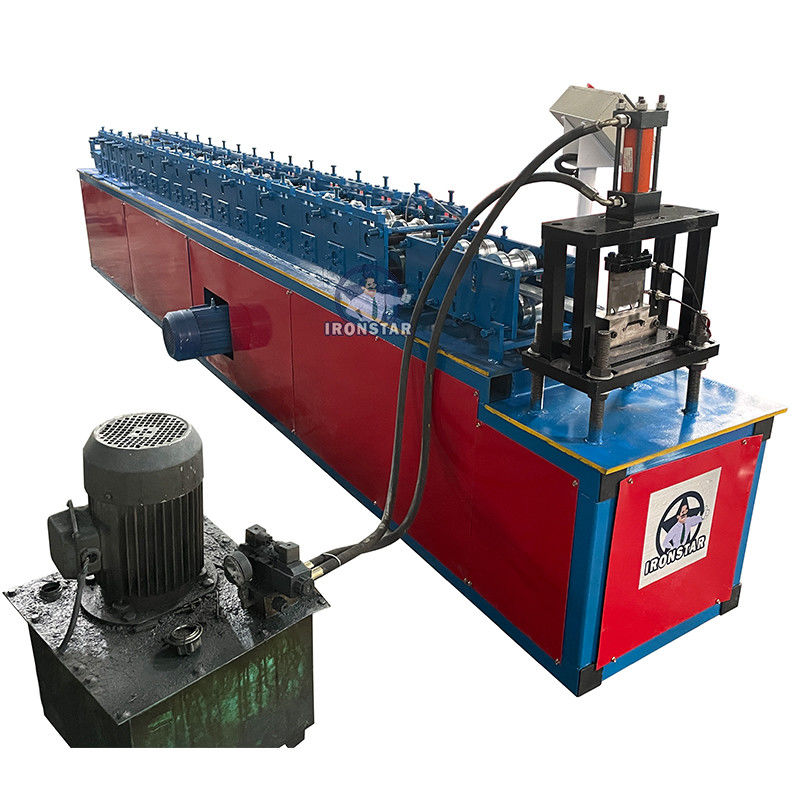 ISO9001 65mm PPGI Roller Shutter Machine Door Shutter Roll Forming Machine