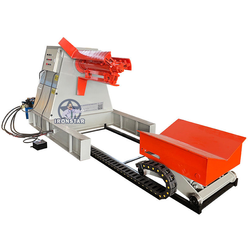 5 Ton Hydraulic Decoiler with Customizable Size & Car for Steel Coils