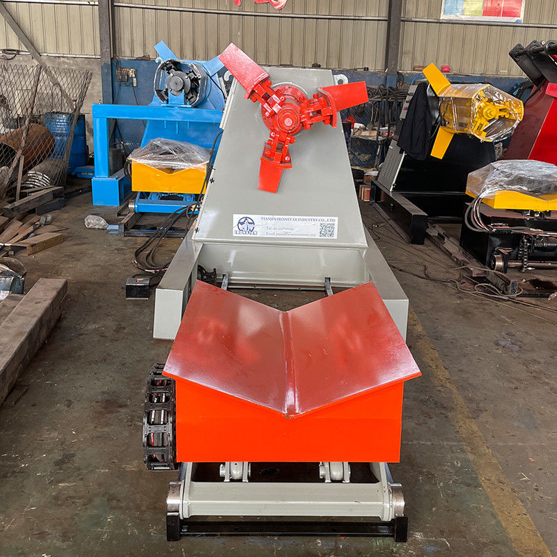 5 Ton Hydraulic Decoiler with Customizable Size & Car for Steel Coils