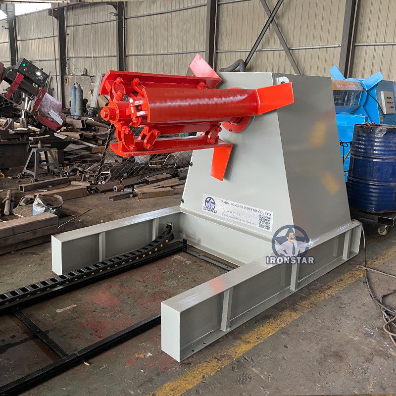 5 Ton Hydraulic Decoiler with Customizable Size & Car for Steel Coils