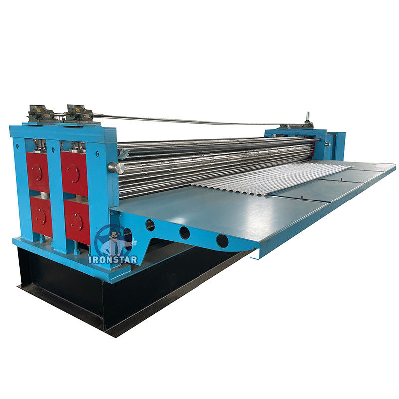 Customized Barrel Sheet 4m Corrugated Roll Forming Machine High Strength