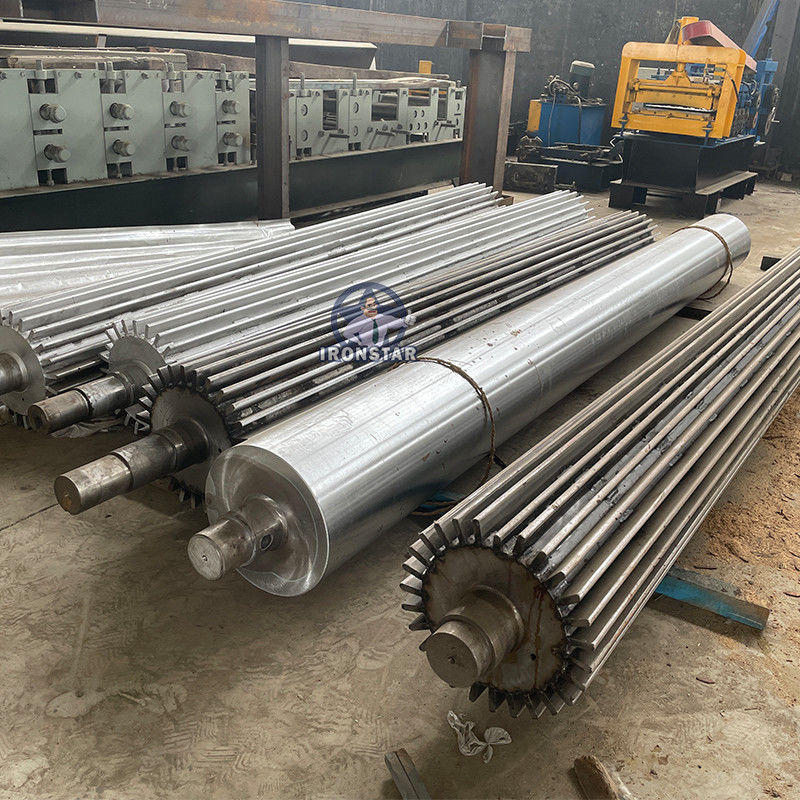 Customized Barrel Sheet 4m Corrugated Roll Forming Machine High Strength