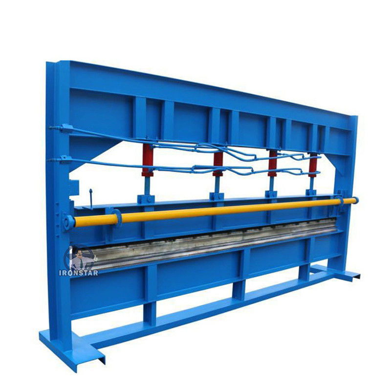 Color Steel 4m Foot Press Metal Bending Machine 1000mm  Feeding width