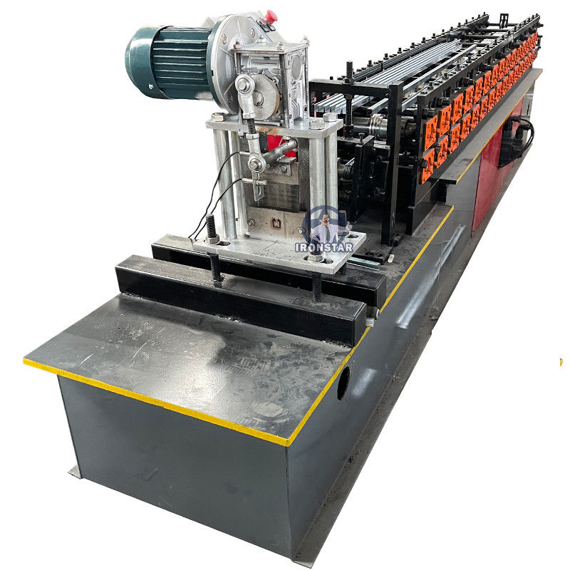 0.7-1.3mm Galvanized Steel Gypsum C Channel Making Machine High Speed