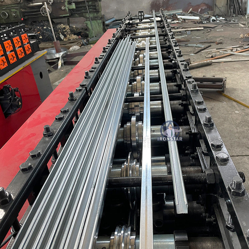 0.7-1.3mm Galvanized Steel Gypsum C Channel Making Machine High Speed