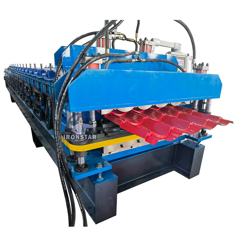 828mm Width Double Layer Roofing Sheet Roll Forming Machine IBR Making Machine
