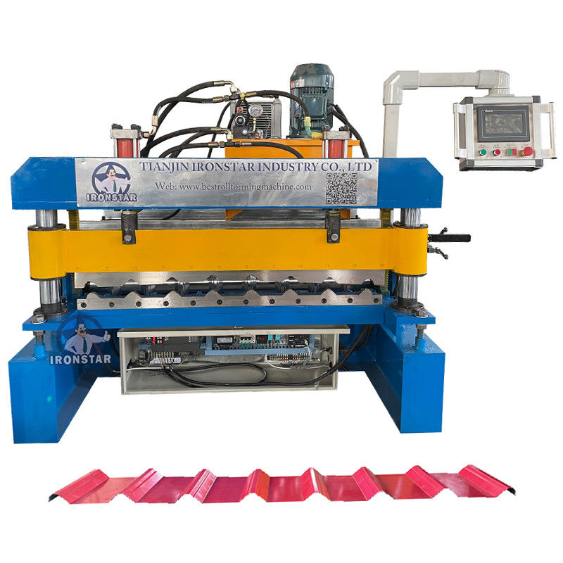 Hydraulic Cutting R101 Metal Roof Roll Forming Machine 16 Rows High Efficiency