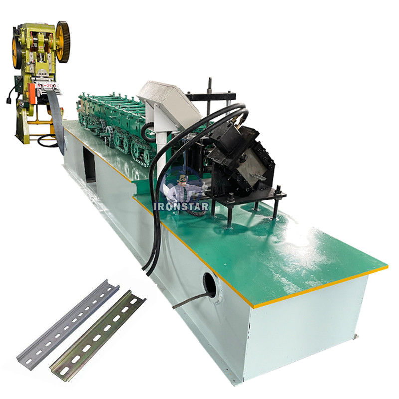 Electrical Metal Roll Forming Machines Din Rail Channel Roll Forming Machine  Customized