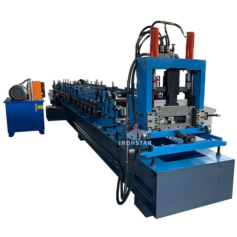 Changeable 80-300mm Steel Frame  UCZ Purlin Roll Forming Machine Full Automatic