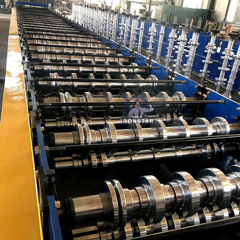 0.7-1.2mm Thickness Deck Sheet Roll Forming Machine with 1.5" B Deck Floor Product Drawing for USA