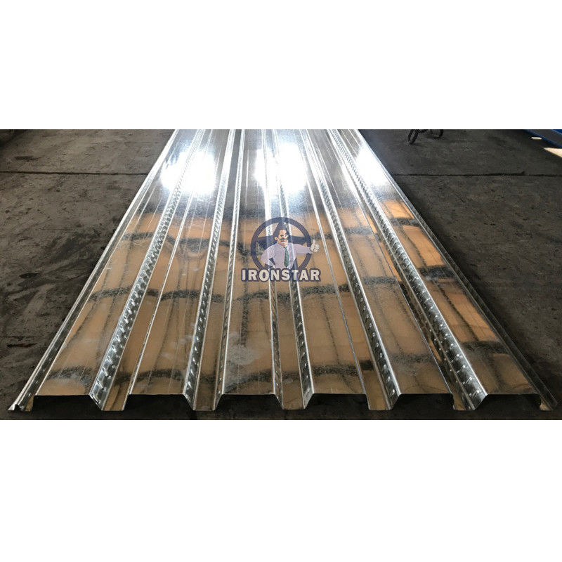 0.7-1.2mm Thickness Deck Sheet Roll Forming Machine with 1.5" B Deck Floor Product Drawing for USA