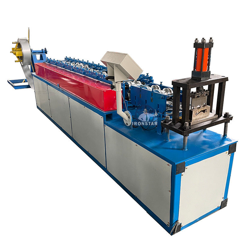 Customized Use In Garage Store And Factory 0.8-1.2mm Metal Rolling Shutter Slat Door Roll Forming Machine For Libya