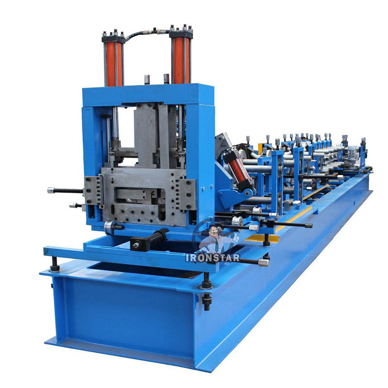 Quick Change Steel CZ Purlin Roll Forming Machine 10-30m/min Working speed