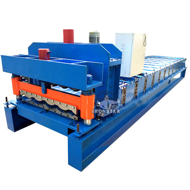 “840 836 5 Rib Trapezoidal Corrugated Double Layer Roll Forming Machine for Color Steel High Quality 840 836 Trapezoidal Corrugated Double Layer Roll Forming Machine 5 Rib”