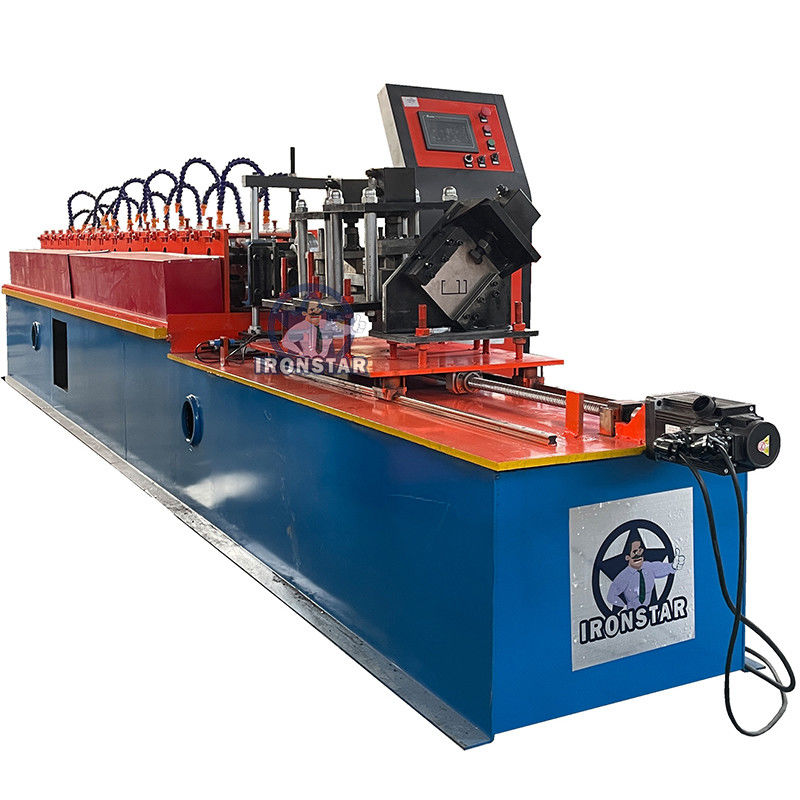 49mm 69mm 2 In 1 Double Rows Stud Roll Forming Machine With Servo Motor