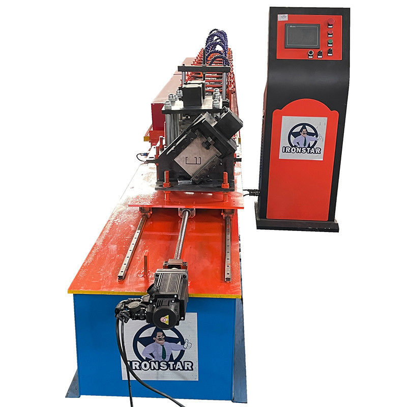 49mm 69mm 2 In 1 Double Rows Stud Roll Forming Machine With Servo Motor