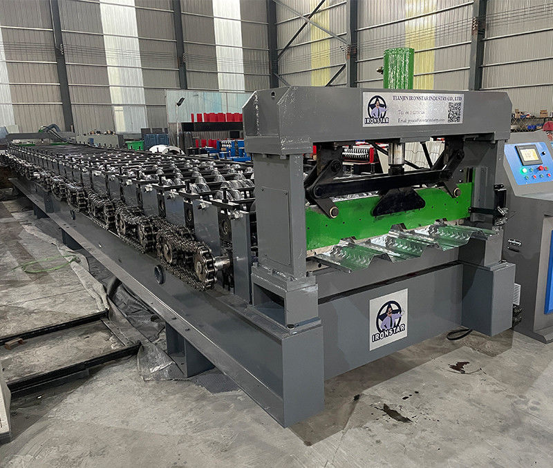 OEM 0.7-1.2mm Thickness Floor Deck Roll Forming Machine High Performance