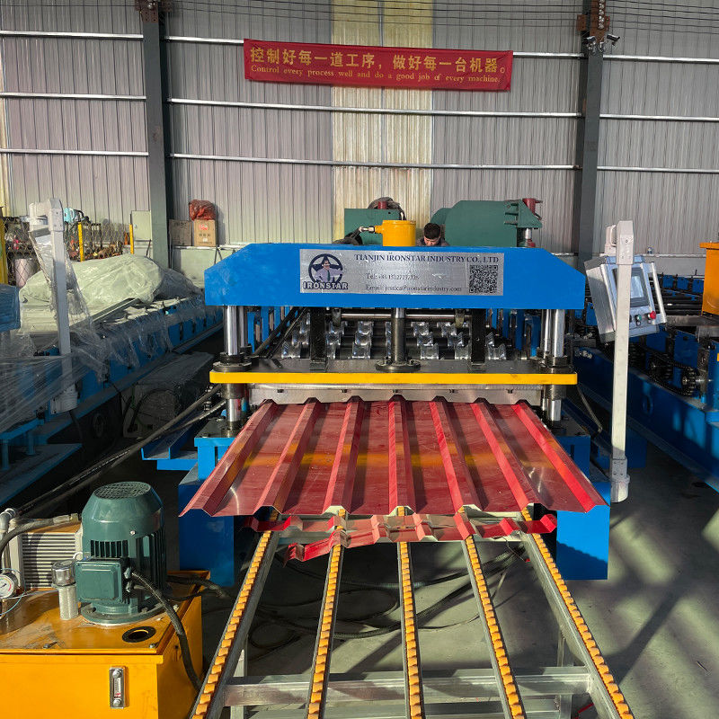 Automated 0.3-0.8mm U Metal Roof Panel Roll Forming Machine 380V 50HZ