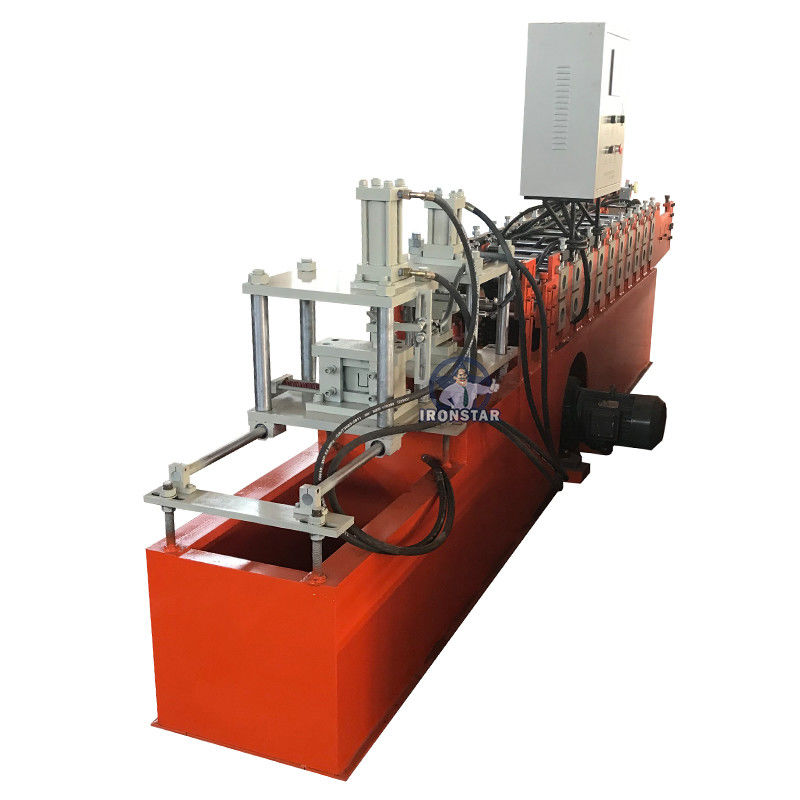 9 Rows Roller Station U Channel Roll Forming Machine 27*28 High Strength