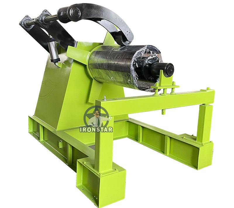 Galvanised Steel Roll Forming Machine Parts 5 Ton Automatic Decoiler Machine