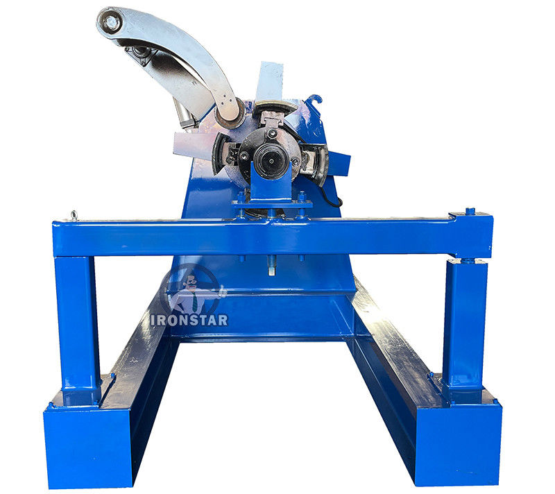 Galvanised Steel Roll Forming Machine Parts 5 Ton Automatic Decoiler Machine