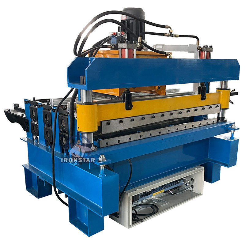 Galvanized Steel 0.3-0.8mm Hydraulic Metal Sheet Cutting Machine 4KW