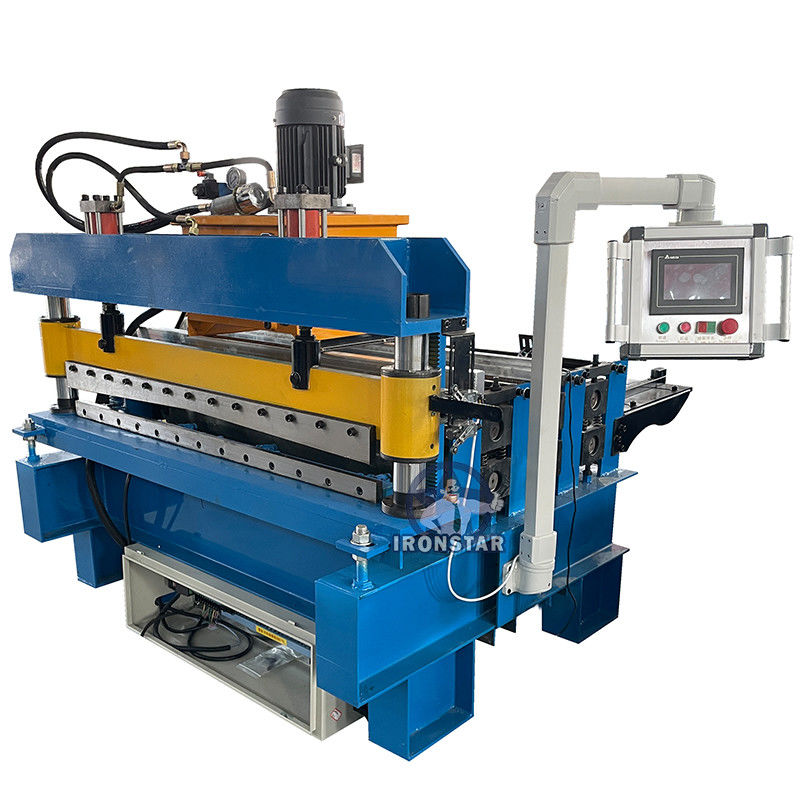 Galvanized Steel 0.3-0.8mm Hydraulic Metal Sheet Cutting Machine 4KW