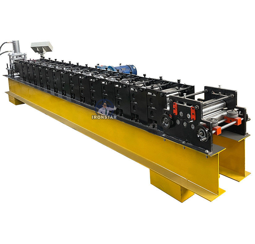 Galvanized Steel 0.8-1.2mm Roller Shutter Door Slat Machine PLC Control