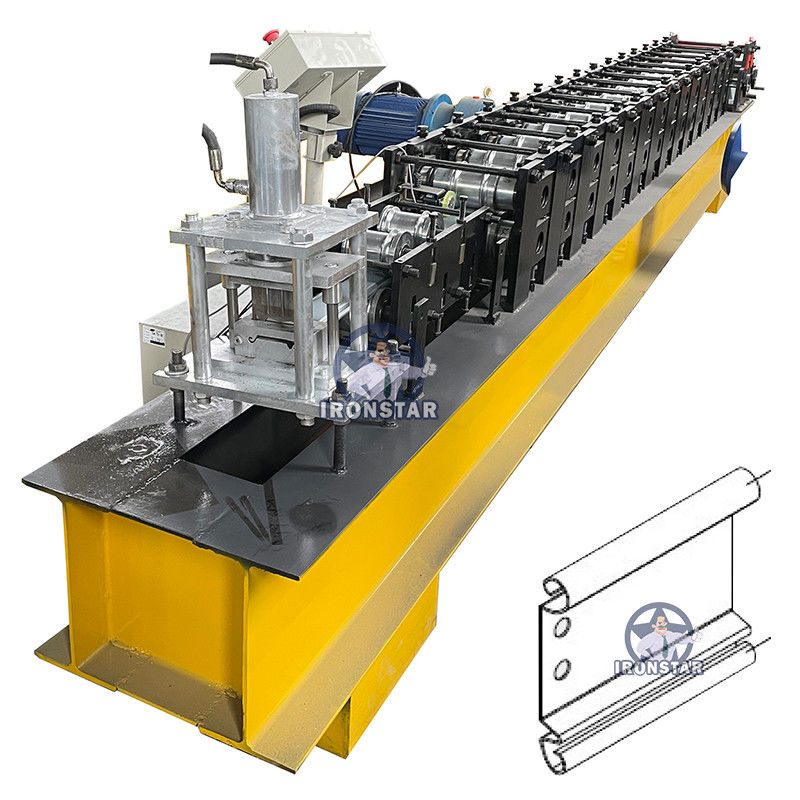 Galvanized Steel 0.8-1.2mm Roller Shutter Door Slat Machine PLC Control
