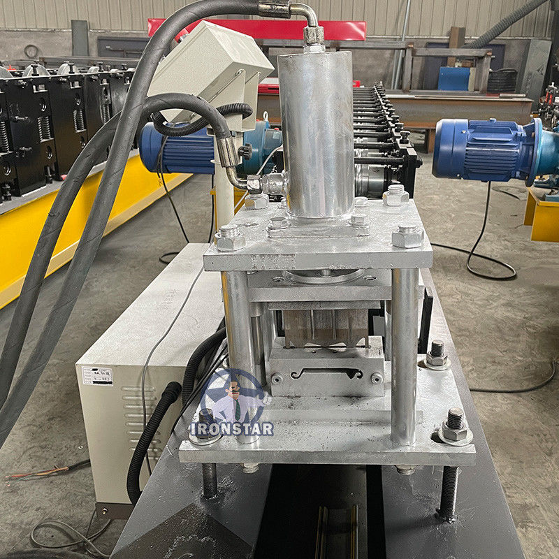 Galvanized Steel 0.8-1.2mm Roller Shutter Door Slat Machine PLC Control