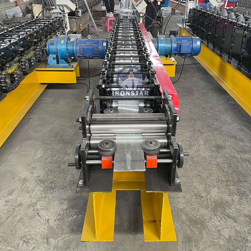 Galvanized Steel 0.8-1.2mm Roller Shutter Door Slat Machine PLC Control
