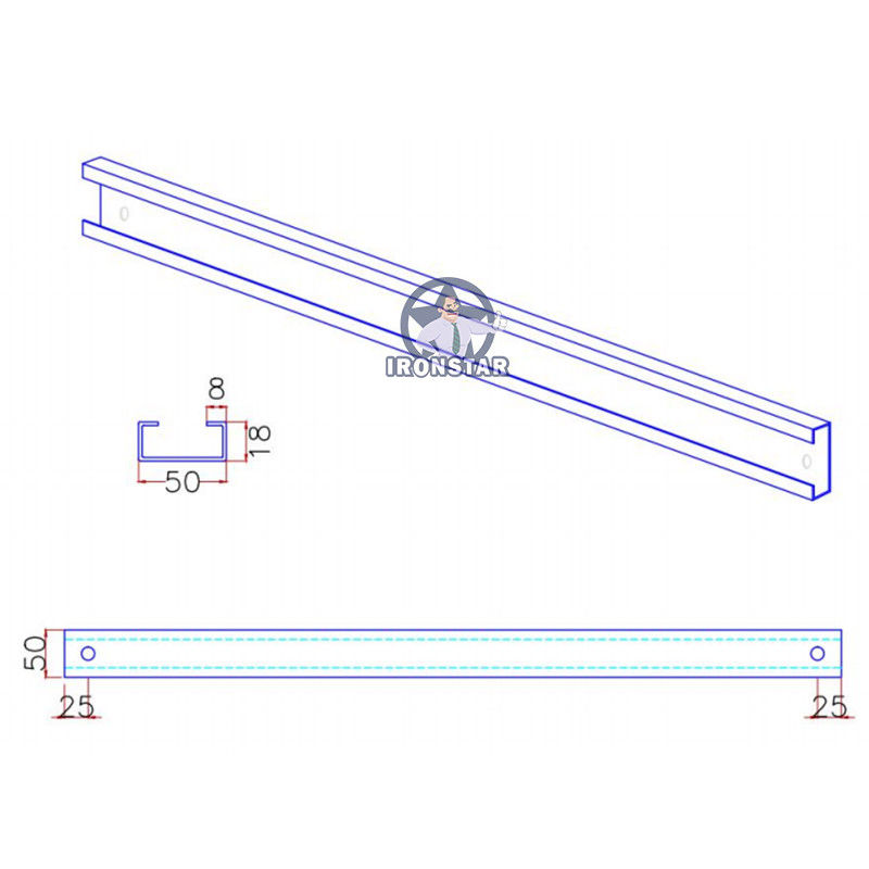 Thickness 1.5mm Cold Roll Forming Machine Punching Hole C Purlin Roll Former