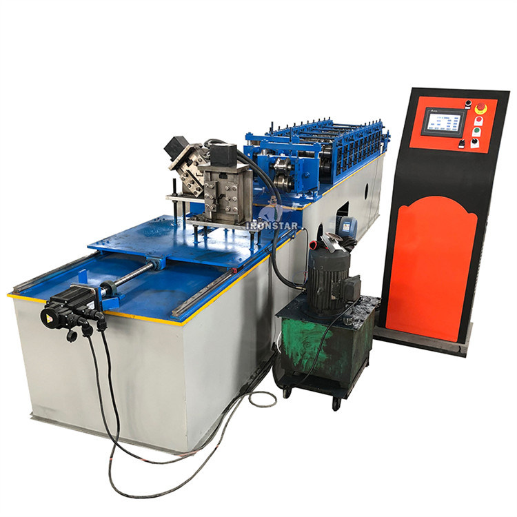 “Servo Auto Cutting 2 in 1 Omega Top Hat U Channel Roll Forming Machine Multi Size Adjustable Light Steel Furring Keel Making Machine PPGI Galvalume Drywall Framing Machinery Widely Sold In Egypt ”