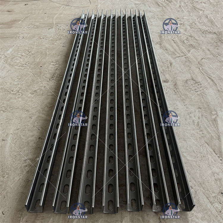 2024 New 41*21 / 41*41 / 41*82mm 3 sizes in 1 Solor bracket roll forming machine in Saudi Arabia