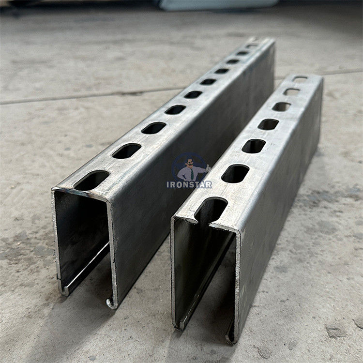 2024 New 41*21 / 41*41 / 41*82mm 3 sizes in 1 Solor bracket roll forming machine in Saudi Arabia