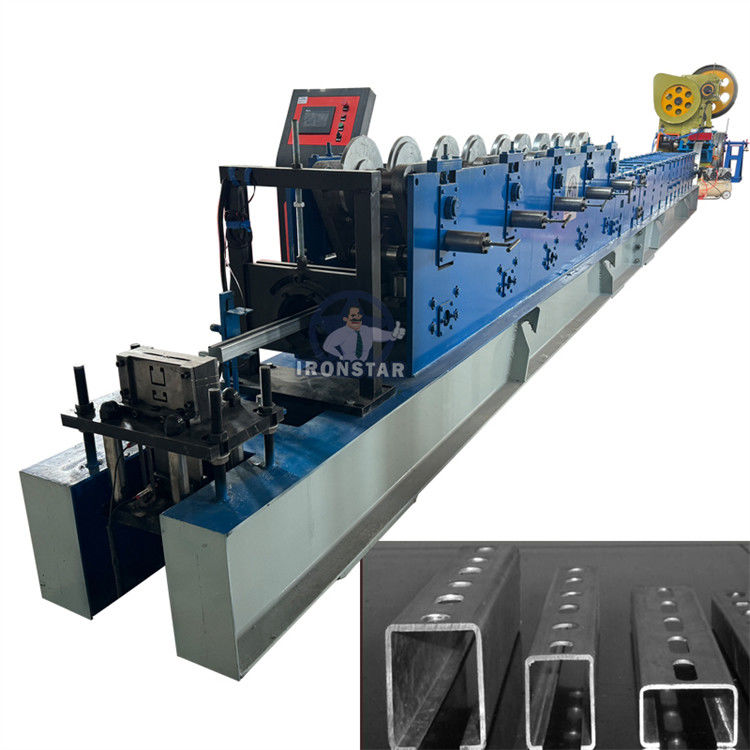 41*21 / 41*41 / 41*72mm 3 sizes in 1 Solor bracket roll forming line in Mexico Photovoltaic bracket forming machine