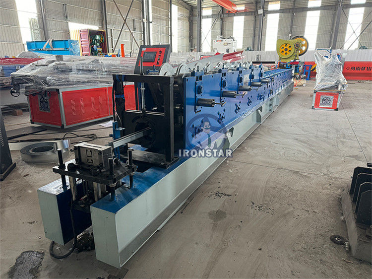 41*21 / 41*41 / 41*72mm 3 sizes in 1 Solor bracket roll forming line in Mexico Photovoltaic bracket forming machine