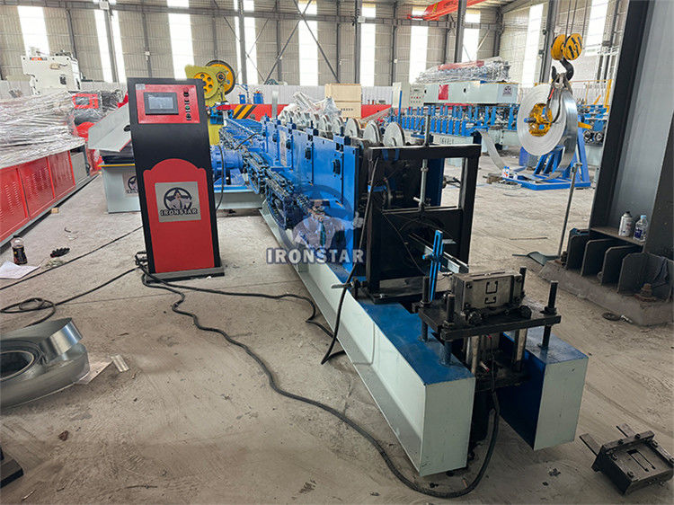 41*21 / 41*41 / 41*72mm 3 sizes in 1 Solor bracket roll forming line in Mexico Photovoltaic bracket forming machine