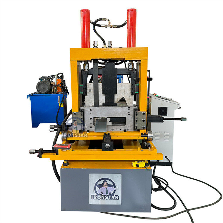 60-200mm automatic size changeable U purlin making machine for Kazakstan 80-300mm automatic size changeable U purlin