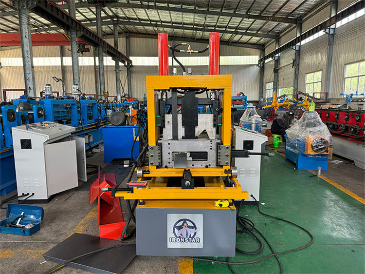 60-200mm automatic size changeable U purlin making machine for Kazakstan 80-300mm automatic size changeable U purlin