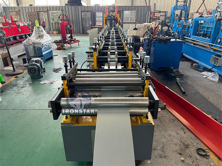 60-200mm automatic size changeable U purlin making machine for Kazakstan 80-300mm automatic size changeable U purlin