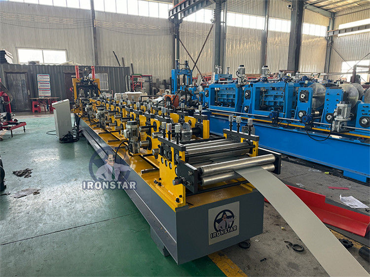 60-200mm automatic size changeable U purlin making machine for Kazakstan 80-300mm automatic size changeable U purlin