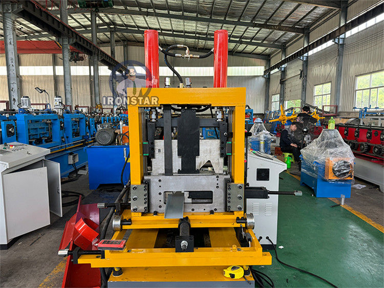 60-200mm automatic size changeable U purlin making machine for Kazakstan 80-300mm automatic size changeable U purlin