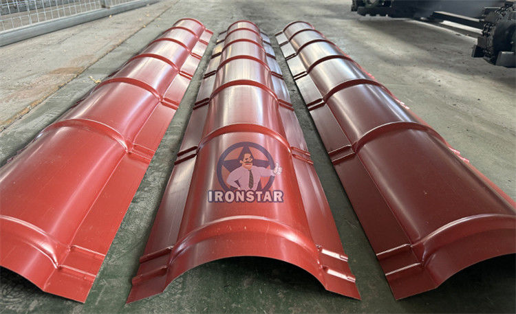 312 Cap ridge roll forming machine in Romania Cap ridge roll forming machine | Capping roll forming machine