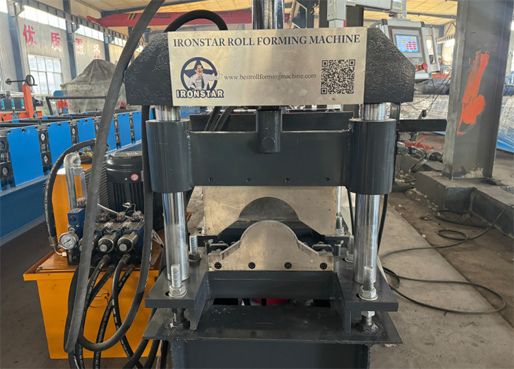 “Ironstar 312 Model Ridge Cap Roll Forming Machine Metal Roof Capping Profile Making Machine for Romania Roofing Construction”