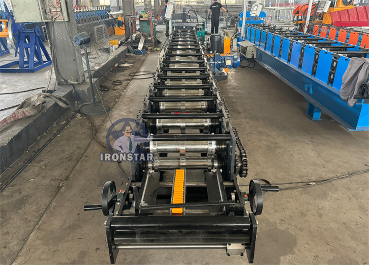 “Ironstar 312 Model Ridge Cap Roll Forming Machine Metal Roof Capping Profile Making Machine for Romania Roofing Construction”