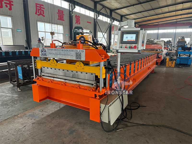 T10 C10 Trapezoidal roofing sheet roll forming machine in Kyrgyzstan metal roof roll forming machine metal roof machine