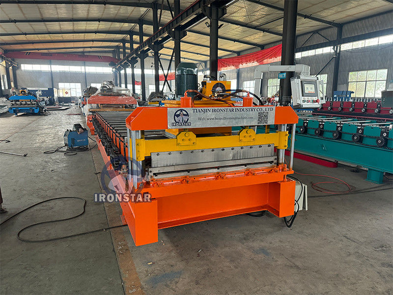 T10 C10 Trapezoidal roofing sheet roll forming machine in Kyrgyzstan metal roof roll forming machine metal roof machine
